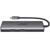 USB-C-monitoimiadapteri UGREEN 15531 HDMI USB 3.0 Ethernet