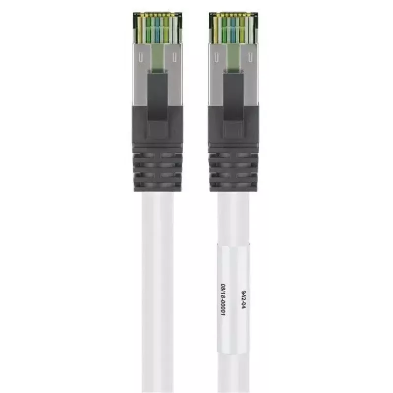 Verkkokaapeli Goobay CAT 8.1 patch-kaapeli RJ-45 Cat8.1 3 m valkoinen