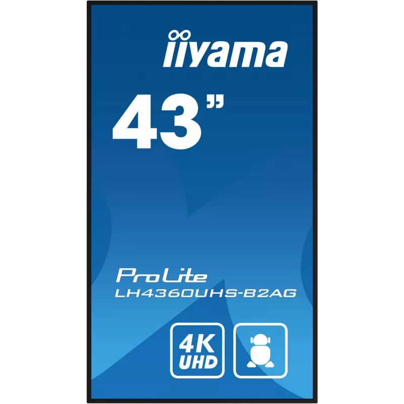 iiyama ProLite LH4360UHS-B2AG 43 tuuman 4K UHD digitaalinen mainosnäyttö