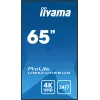 iiyama LH6541UHS-B1AG digitaalinen mainosnäyttö 163,8 cm (64,5 inch) LCD 500 cd/m² 4K Ultra HD musta 24/7
