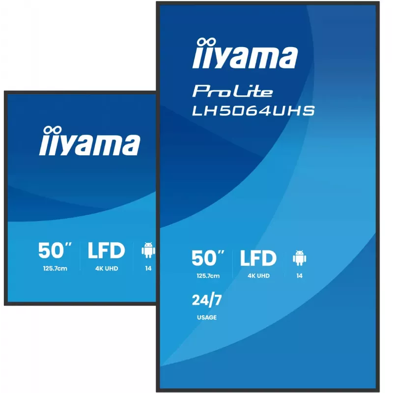 Digitaalinen mainosnäyttö iiyama LH5064UHS-B1AG 50