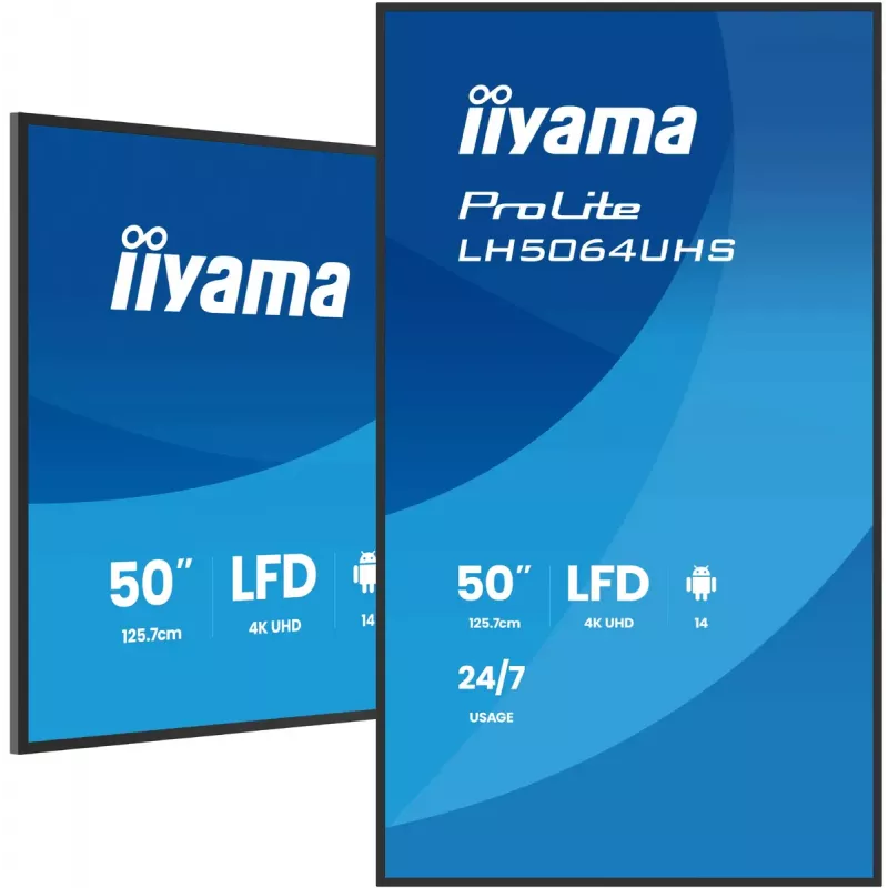 Digitaalinen mainosnäyttö iiyama LH6564UHS-B1AG 65