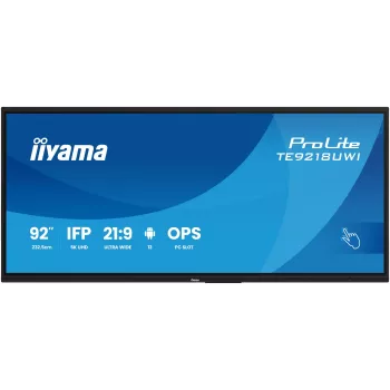 iiyama TE9218UWI-B1AG digitaalinen mainosnäyttö kioskimalli 2,32 m (91,5