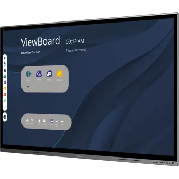 Viewsonic IFP7562 digitaalinen mainosnäyttö interaktiivinen litteä näyttö 190,5 cm (75 inch) LED Wi-Fi 350 cd/m² 4K Ultra HD musta kosketusnäyttö integroitu prosessori Android