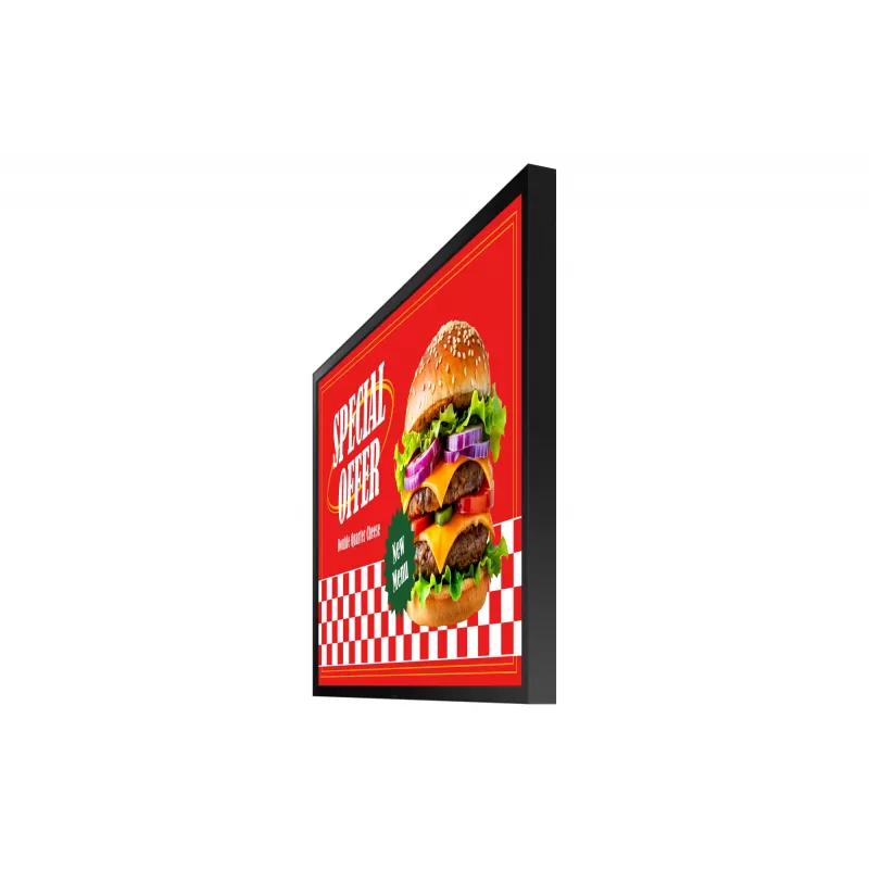 Samsung OH55DX (LH55OHDEBGBXEN) ulkokäyttöön tarkoitettu digitaalisen opasteen näyttö 139,7 cm (55 tuumaa) LCD Full HD 3500 cd/m² Tizen 24/7, IP56, musta
