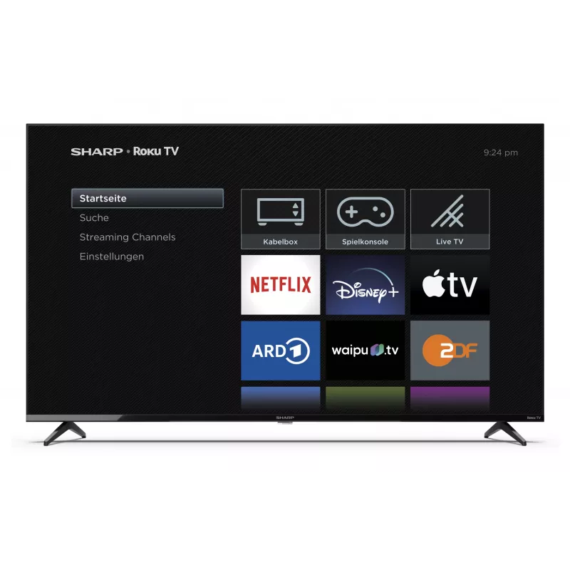 Sharp 55GJ4225E 139,7 cm (55 inch) 4K Ultra HD Smart TV Wi-Fi musta