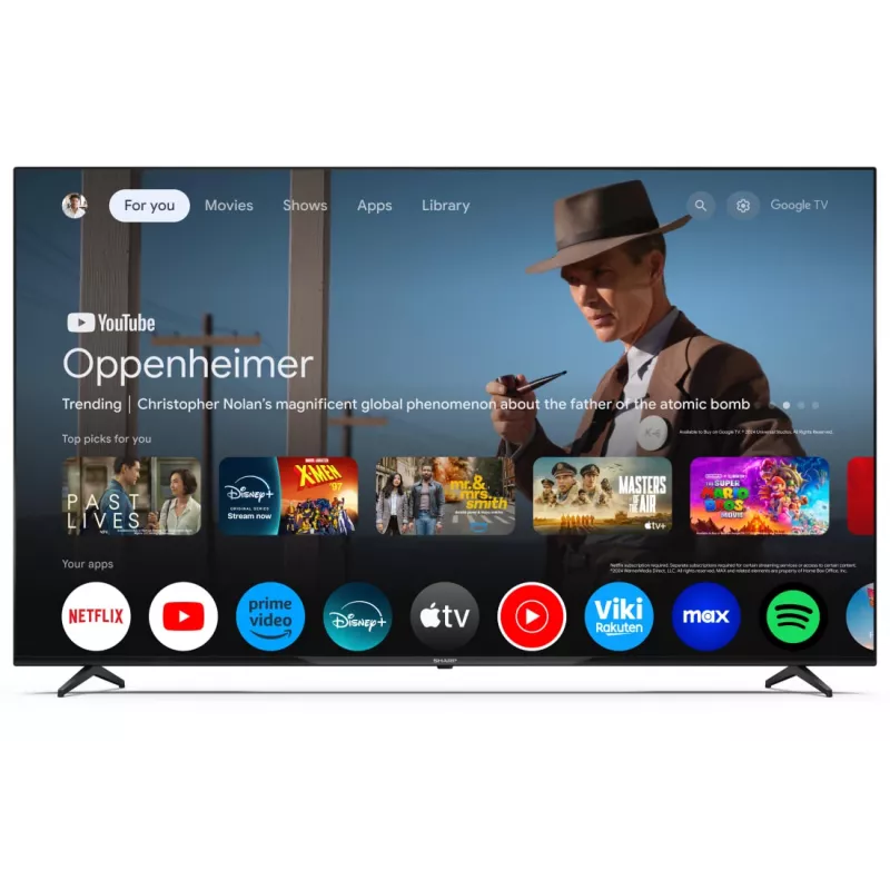 Sharp 70GL4260E TV 177,8 cm (70 inch) 4K Ultra HD Smart TV Wi-Fi musta