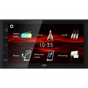 JVC KW-M180DBT autoradiovastaanotin musta 180 W Bluetooth