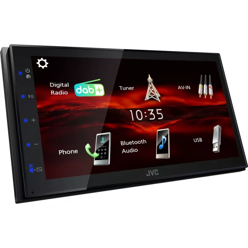 JVC KW-M180DBT autoradiovastaanotin musta 180 W Bluetooth