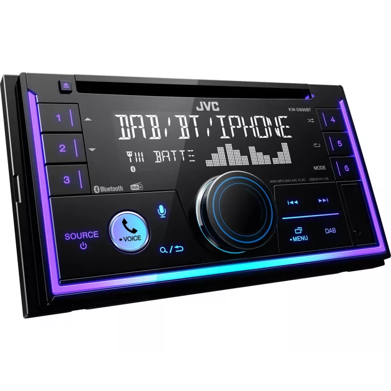 JVC KW-DB95BT musta 200 W Bluetooth