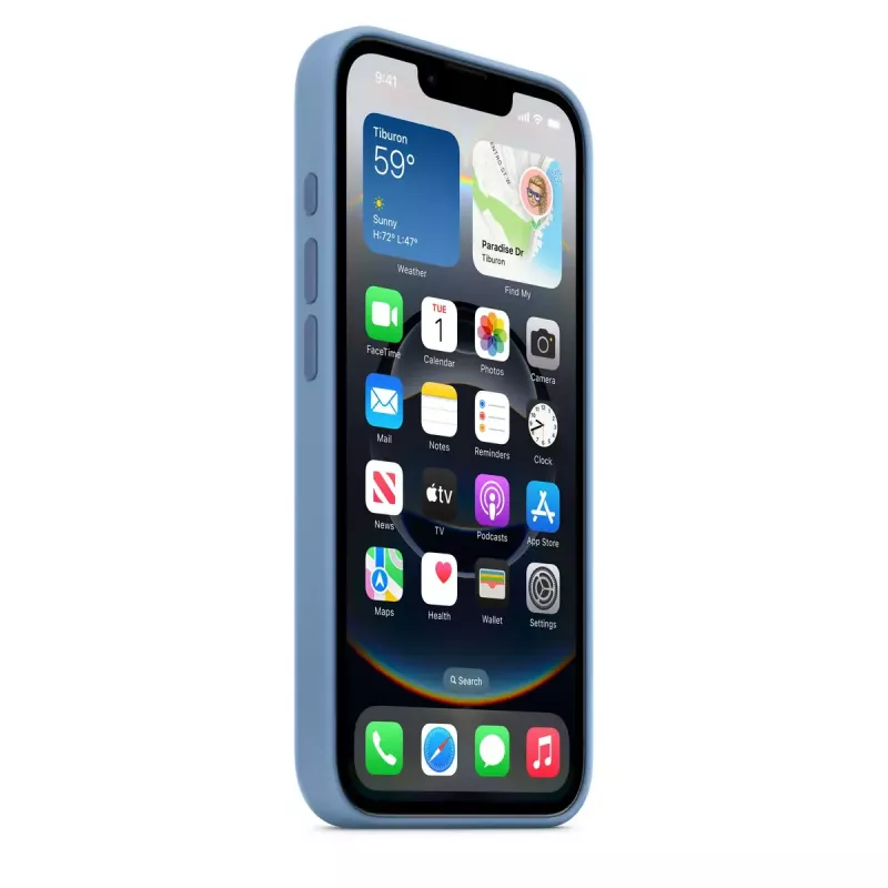 APPLE iPhone 16E – silikonikotelo – talvisininen (MD3Q4ZM/A)