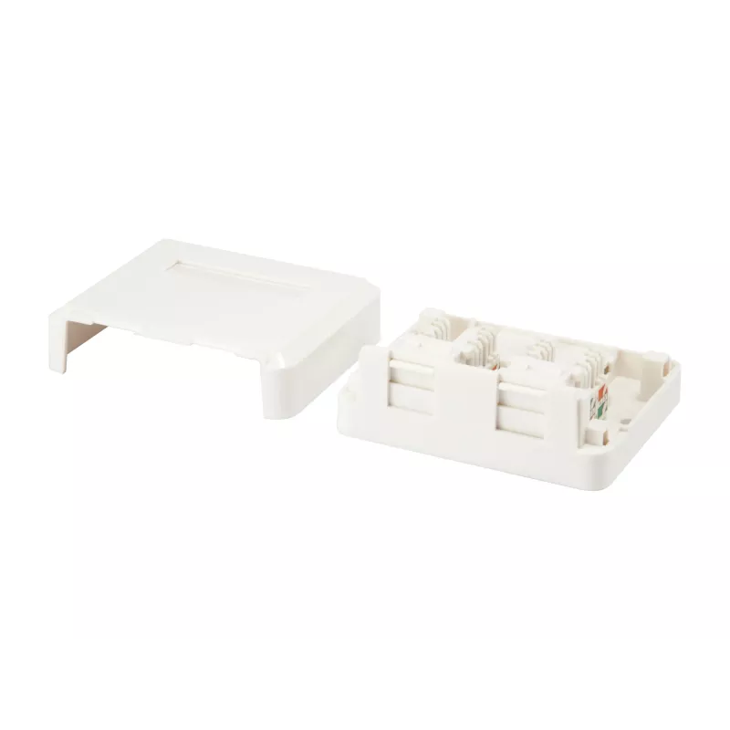 2-porttinen Keystone Jack -pintarasian kotelo Equip 125124