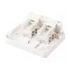 2-porttinen Keystone Jack -pintarasian kotelo Equip 125124