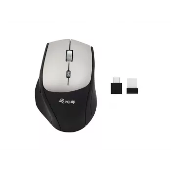 Equip 245115 langaton hiiri Dual-Connect-adapterilla (USB-C+A)
