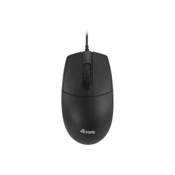 Equip USB Silent hiiri, molempikätinen, optinen, USB Type-A, 1200 DPI, musta