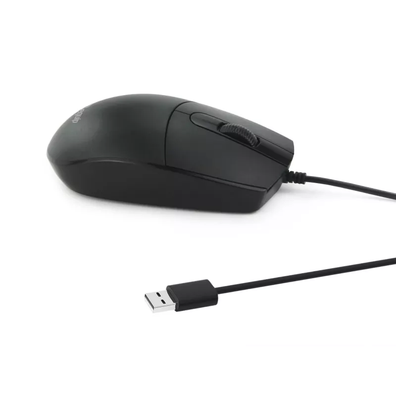 Equip USB Silent hiiri, molempikätinen, optinen, USB Type-A, 1200 DPI, musta