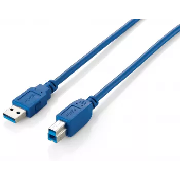 Equip USB 3.0 Type-A - Type-B -kaapeli, 3,0 m, sininen