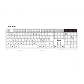 Equip 245213 näppäimistö toimisto USB QWERTY italia musta