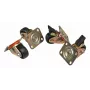 Ohjauspyörät Equip EZW-2 musta 60 mm Flex-kaappeihin
