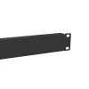 Sokkopaneeli Equip 10 tuuman 1U musta teräs 25,4 mm leveys