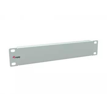 Sokkopaneeli Equip 10 tuuman 1U vaaleanharmaa teräs 25,4 mm