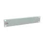 Sokkopaneeli Equip 10 tuuman 1U vaaleanharmaa teräs 25,4 mm