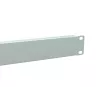 Sokkopaneeli Equip 10 tuuman 1U vaaleanharmaa teräs 25,4 mm