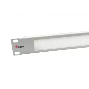 Harjapaneeli Equip 10 tuuman vaaleanharmaa teräs 1U