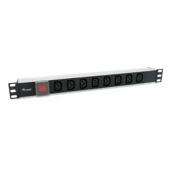 Equip 333310 virranjakoyksikkö (PDU) 8 AC-lähtöä 1U musta