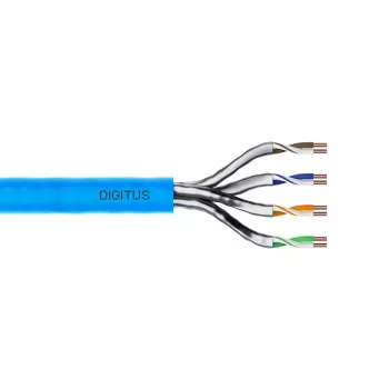 DIGITUS asennuskaapeli - CAT6a - U/FTP - AWG 23/1 - 100 m - sininen