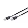 DIGITUS ulkoverkkokaapeli – CAT6 – S/FTP – suojuksella – Cu – 1 m – musta vaippa