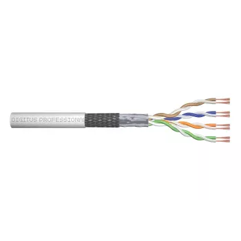 DIGITUS asennuskaapeli - Cat 5e - SF/UTP - AWG 26/7 - 305 m - harmaa