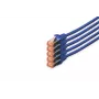 DIGITUS CAT6 S/FTP -kytkentäkaapeli, 10 m, harmaa, 5 kpl:n pakkaus