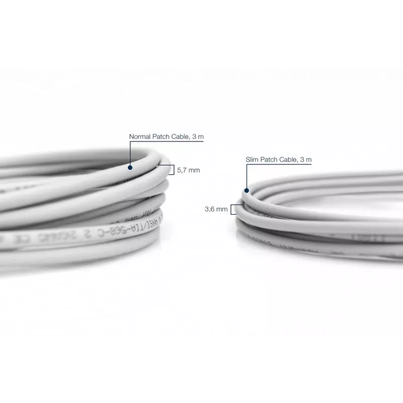 Verkkokaapeli Digitus CAT 6A U/UTP ohut verkkokaapeli RJ-45 Cat6a 1 m harmaa