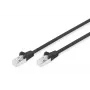 DIGITUS verkkokaapeli - CAT6 - S/FTP - Booted - 3 m - musta