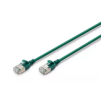 DIGITUS ohut verkkopatchkaapeli - CAT6A - F-FTP - 5 m - vihreä