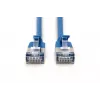 DIGITUS ohut verkkopatchkaapeli – CAT6A – F-FTP – 50 cm – sininen