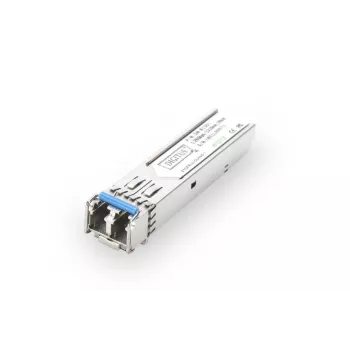 DIGITUS 1,25 Gbit/s SFP-moduuli, jopa 20 km Singlemode, LC-duplex-liitin 1000Base-LX, 1310 nm