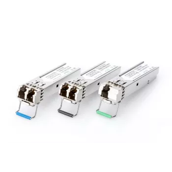 DIGITUS 1,25 Gbit/s SFP-moduuli, jopa 20 km Singlemode, LC-duplex-liitin 1000Base-LX, 1310 nm