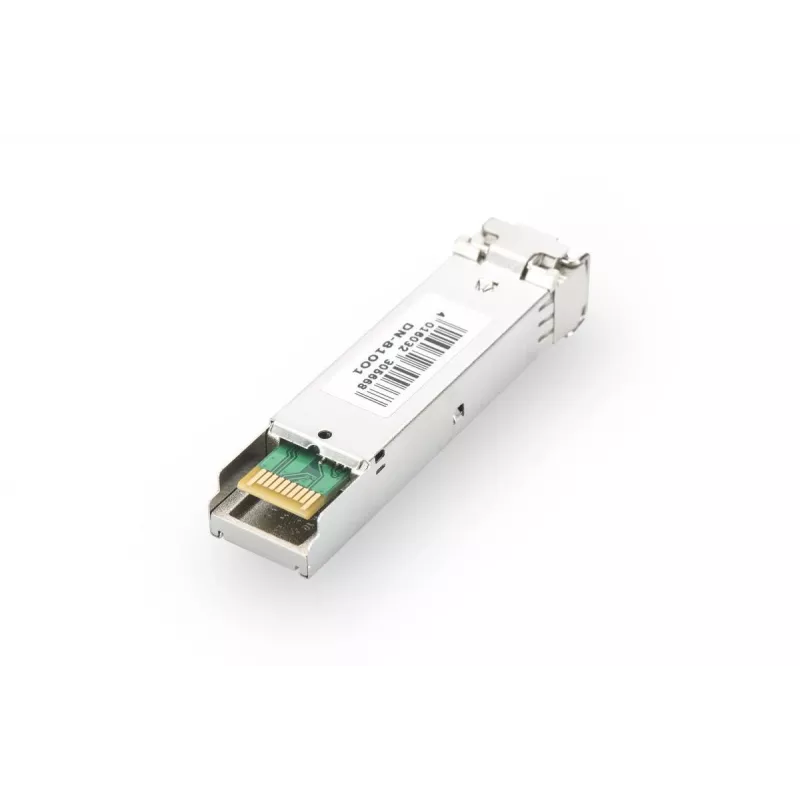 DIGITUS 1,25 Gbit/s SFP-moduuli, jopa 20 km Singlemode, LC-duplex-liitin 1000Base-LX, 1310 nm