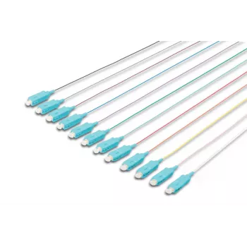 DIGITUS SC kuitu-pigtail Loose Buffer 50/125 µ 12 kpl - värikoodi DIN IEC 304 pituus 2 m luokka OM3
