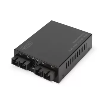 DIGITUS moni-/yksimuoto mediakonvertteri Gigabit, aallonpituus: 850 nm 1310 nm 20 km
