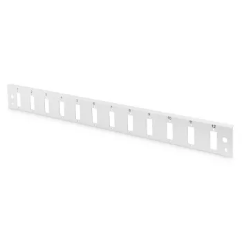 DIGITUS kuitu etupaneeli Quick Lock 12x SC DX pystysuora harmaa