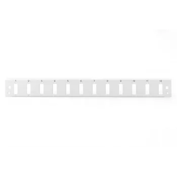 DIGITUS kuitu etupaneeli Quick Lock 12x SC DX pystysuora harmaa