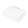 DIGITUS FTTH-kotelo, 4x SC (APC) SX-adapteripinnalla ja DIN-kiskoasennuksella