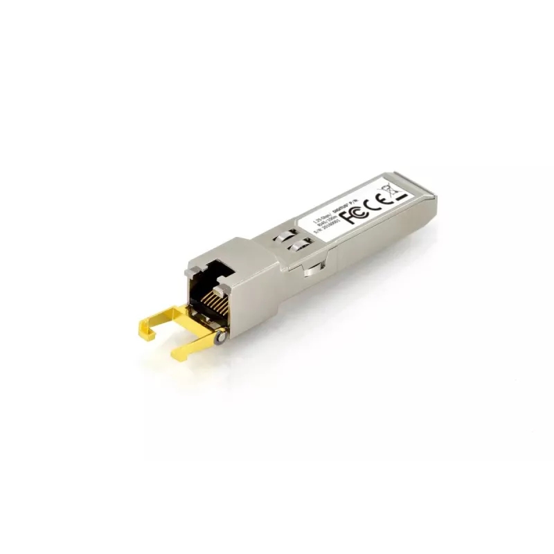 DIGITUS Mini GBIC kupari SFP -moduuli 10G 100m tukee 10G 5G 2.5G 1G Base-T