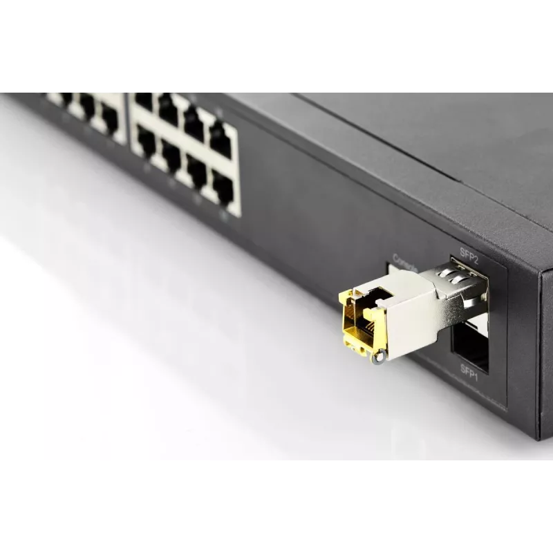 DIGITUS 1,25 Gbps kupari-SFP-moduuli RJ45 HP-yhteensopiva 1000 Mbit jopa 100 m
