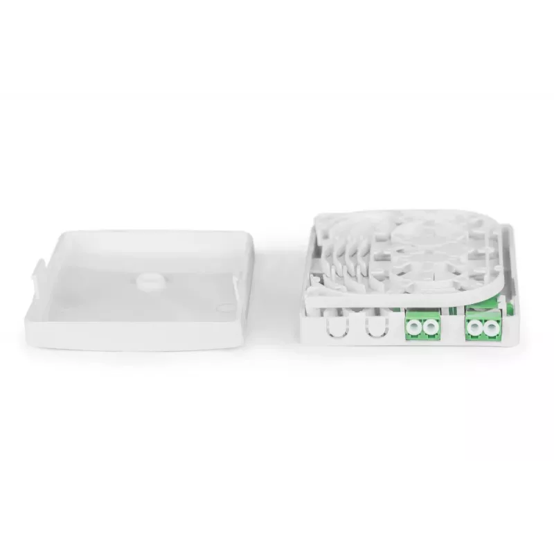 DIGITUS FTTH-liitäntärasia, 2x LC(APC) DX adapteri, pinta-asennus