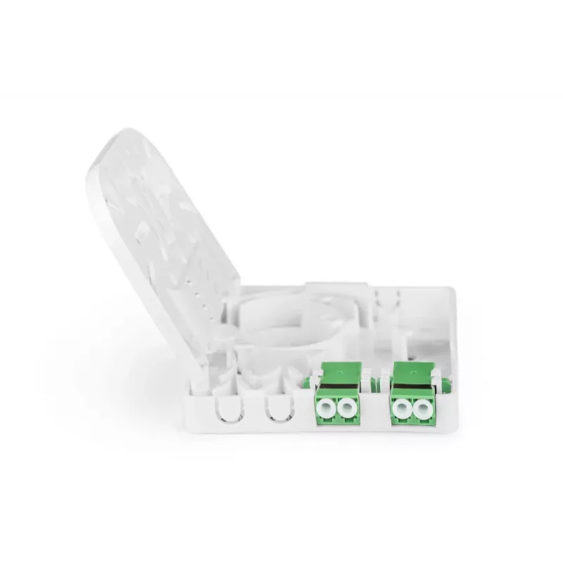 DIGITUS FTTH-liitäntärasia, 2x LC(APC) DX adapteri, pinta-asennus