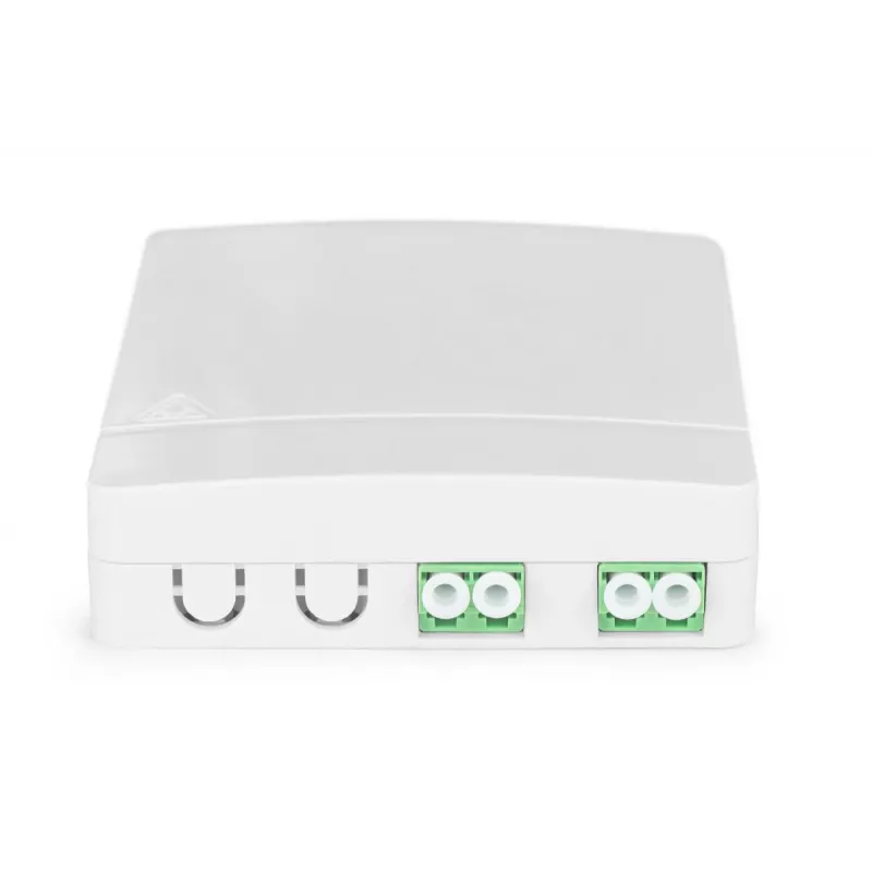 DIGITUS FTTH-liitäntärasia, 2x LC(APC) DX adapteri, pinta-asennus